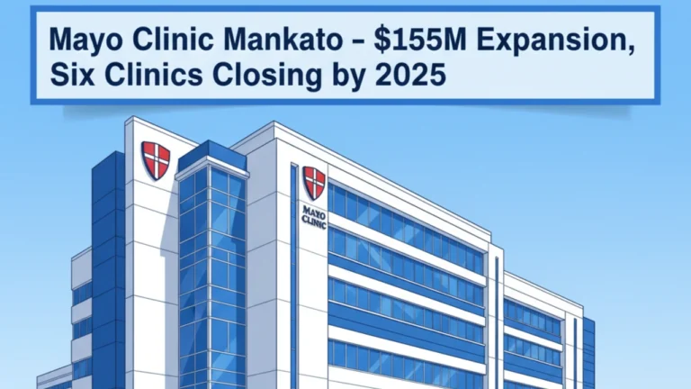 Mayo Clinic Mankato: $155M Expansion, Six Clinics Closing in Dec 2025